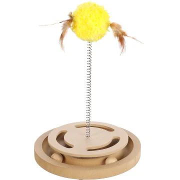 Flamingo Kitty Brain Train Avec Plume pour Chat