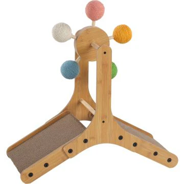 Flamingo Dolf Draaiend Krabspeelgoed Hout 56x26,5x57,5cm