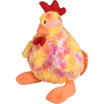 Jouet chien Lorio Peluche Poule Small Jaune 32cm