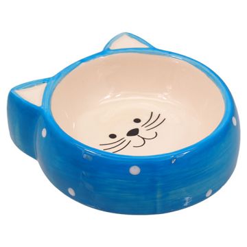 Magic Cat Keramische Bol In De Vorm Van Een Kattenhoofd - 13x4cm