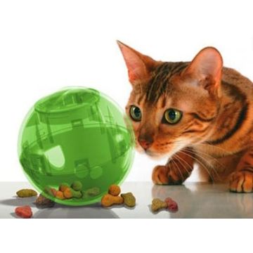 Balle distributrice de croquettes Slimcat