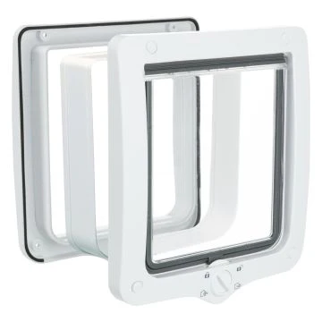 Trixie 4-weg Huisdierluik Xxl Met Tunnel 24x28cm Wit