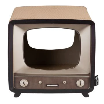 District 70 TELLY Krabbord en Schuilplaats voor Katten Televisie 39,6x29x37cm