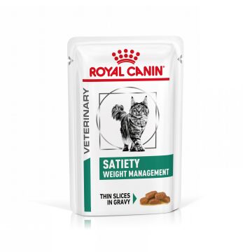 Royal Canin Satiety Weight Management Nourriture Humide pour Chats 12x85g