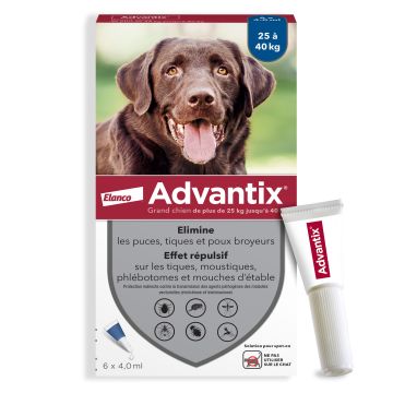 Advantix grote honden 25-40kg 6 pipetten