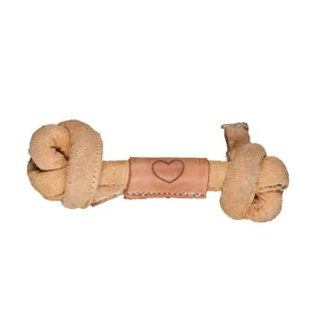 Grizo Os Noué En Cuir Naturel M pour Chien 16,5cm