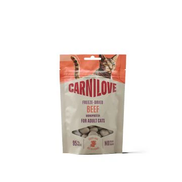 Carnilove Snack Lyophilis&eacute; pour Chats au B&oelig;uf 40g