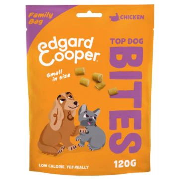 Edgard & Cooper Bites Poulet Friandises Naturelles pour Chien 120g