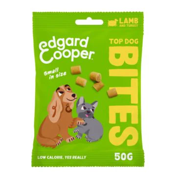 Edgard & Cooper Bites Agneau & Dinde pour Chien 50g