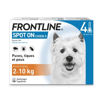 Frontline Spot-on S chien 2 à 10kg