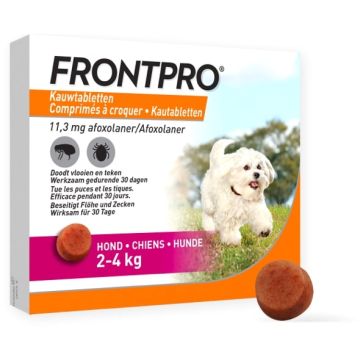 Frontpro 11mg Hond 2-4kg 3 stuks