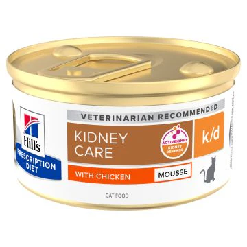 Hill's Prescription Diet k/d Kidney Care Mousse pour Chats au Poulet 12x85g