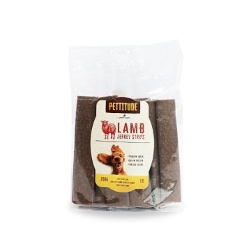 Pettitude Lamelles de viande séchées à l'agneau 200g