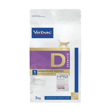 Virbac HPM Dermatology D1 Chat 3Kg