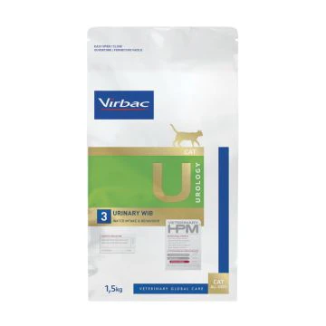 Virbac HPM Urology Urinary Wib U3 - Kattenvoer - 1,5kg