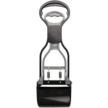 Poepschep Easy Scoop Zwart/grijs M 12x10x36,5cm