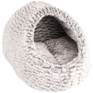 Mand Snoozzy Iglo Grijs/zwart 40x40x20cm