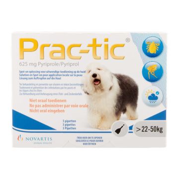 Prac-tic Hond L (22-50kg) 3 Pipetten