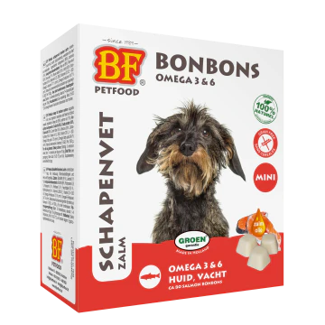 Bf Petfood Schapenvet Zalm 80st. (mini)