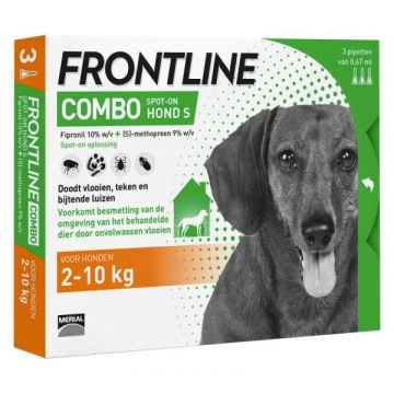 Frontline Combo Chien 2-10kg 3 pipettes