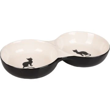 Flamingo Gamelle Chat Nala Ceram Double N-B 145/11