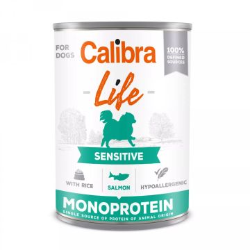 Calibra Life Adult Sensitive Monoproteïne met Zalm Voor Honden 6x400gr