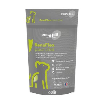Easypill RenaFlex Aliment Complémentaire pour Chat 30 Bouchées