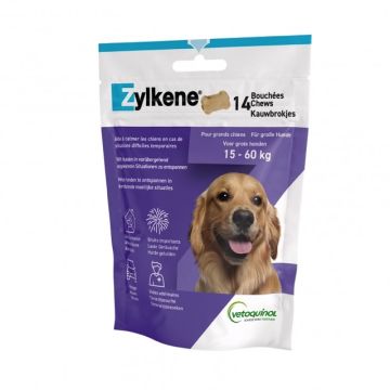 Zylkène Chew 450mg Chien de 15 à 60Kg - 14 Bouchées