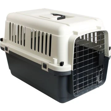 Flamingo Cage De Transport Nomad Gris Xs 33x50x33cm pour Chien/Chat
