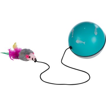 Trixie Bal Turbinio Met Motor En Muis Ø 9 Cm