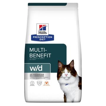 Hill's Prescription Diet W/D Multi Benefit Kattenvoer met Kip