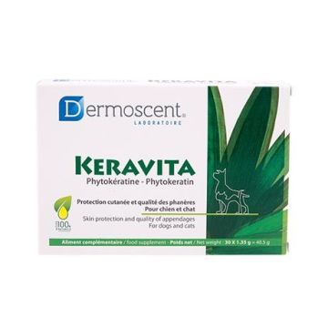 Dermoscent Keravita Chien & Chat 30 tablettes