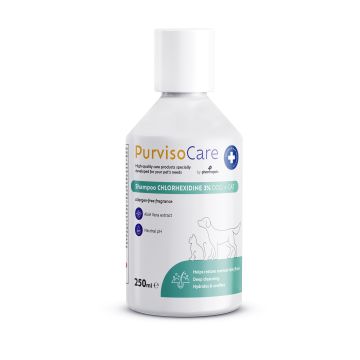 Purviso Care Chlorhexidine 3% Shampoo 250ml voor Hond en Kat
