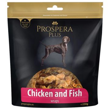 Prospera Plus - Friandises - Wraps Poulet & Poisson - 230g