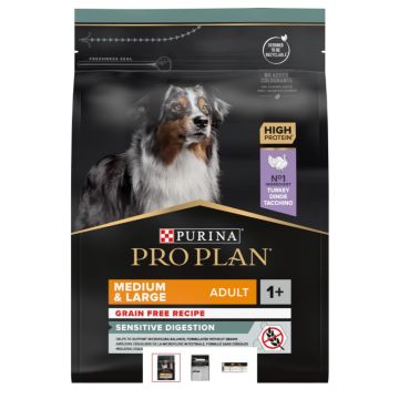 Pro Plan Medium & Large Adult Optidigest Grain Free - Hondenvoer - 12Kg