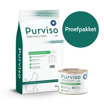 Purviso Veterinary Diets Weight Management Proefpakket voor Katten 3kg & 200g