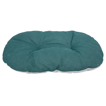 Good Teal Coussin Ovale pour Chiens