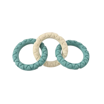 Good Teal & Sand 3 Anneau TPR pour Chien 30cm