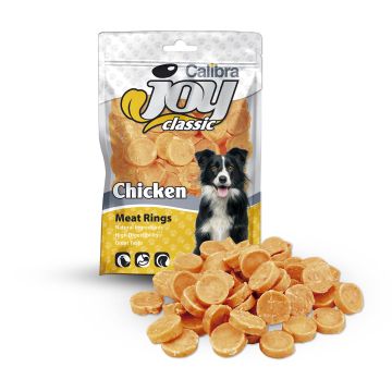 Calibra Joy Anneaux Au Poulet pour Chien 80g