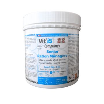 Vit'5 Blue Senior Huisgemaakte Voeding Tabletten Supplement 600g