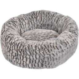 Panier Snoozzy Rond Gris/noir Dia. 50x18cm