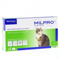 Milpro Grote Kat - 4 Tabletten