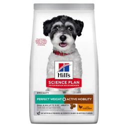 Hill's Science Plan Adult Perfect Weight & Active Mobility Small & Mini Hondenvoer Met Kip 1,5kg