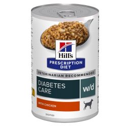 Hill's Prescription Diet W/D Diabete pour chien 12x370g