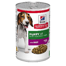 Hill's Science Plan Nourriture Humide au Boeuf pour Chiot 370g