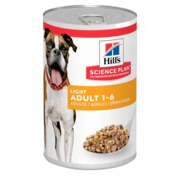 Hill's Science Plan Adult Light Croquettes pour chiens 370g
