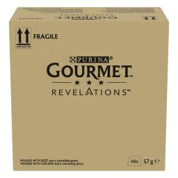 Gourmet Revelations Mousseline pour Chat Bœuf et Poulet Multipack 48x57g