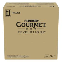 Gourmet Revelations Mousseline pour Chat Saumon et Thon Multipack 48x57g