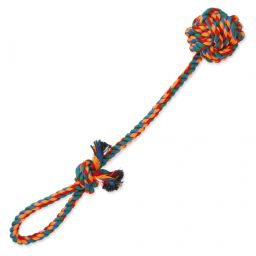 Dog Fantasy Touw Met Geknoopte Bal - 45cm - Oranje