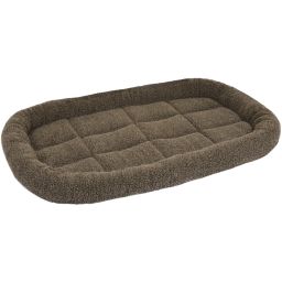 Coussin Sherpa Rectangulaire Brun 100x63x8cm